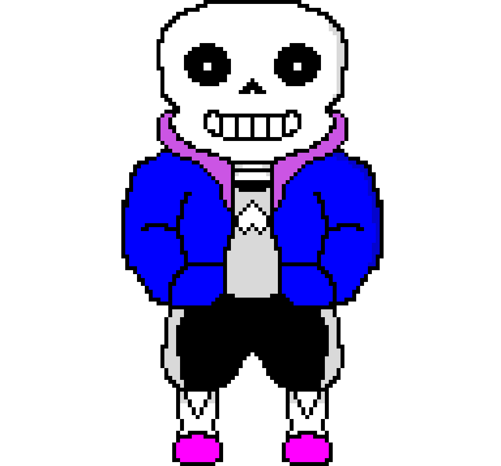 Slightly better sans pixel art