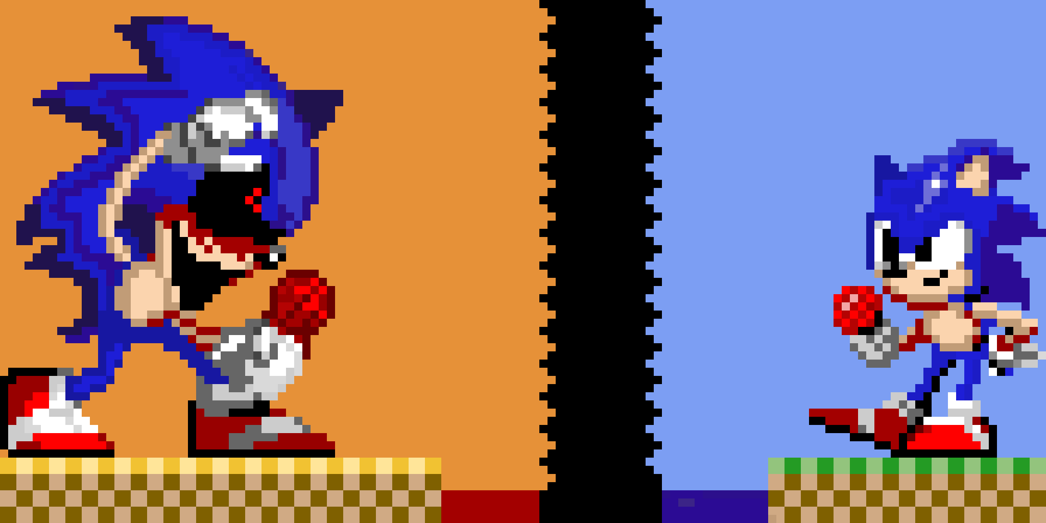 Sonic Meets Sonic.exe