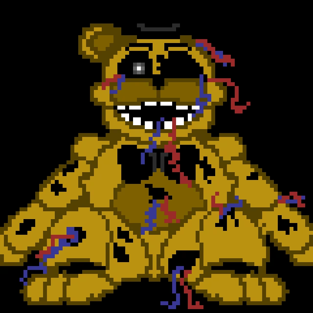 golden freddy dameged