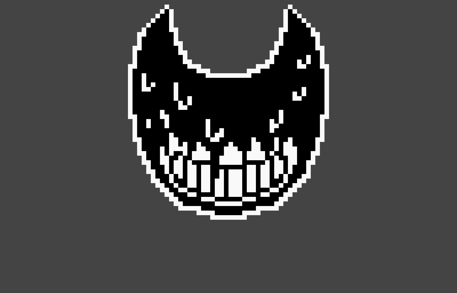 Ink demon black and white