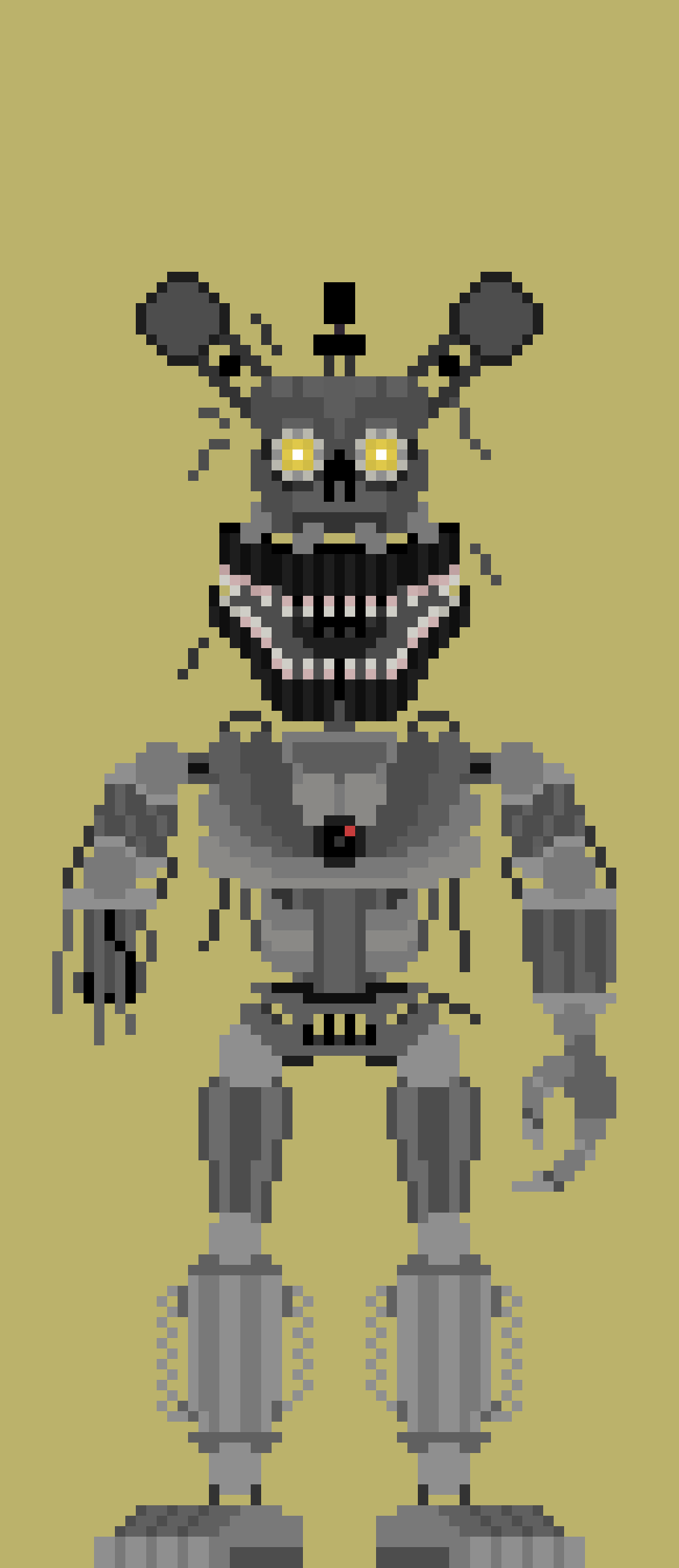 My nightmare yenndo pixel art