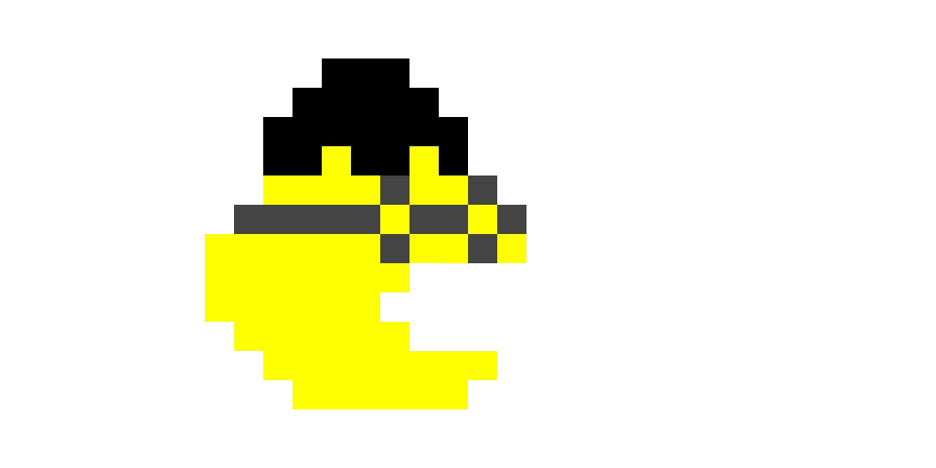 nerd pac man 8 bit