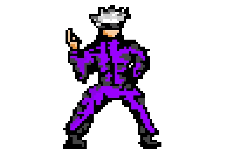 Gojo Pixel Art