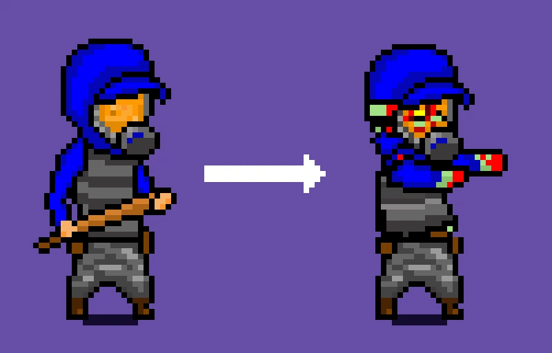 dead ahead concept 3 infected survivor last one was corrupted and merged with my last art