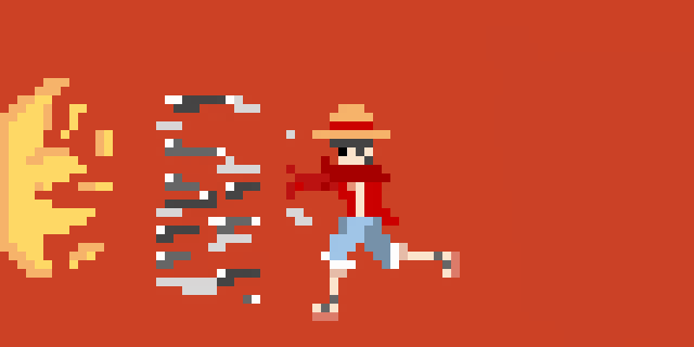 luffy gomu gomu no gatling gun