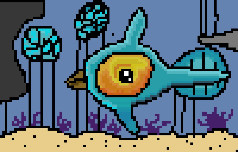 subnautica peeper in the grand reef