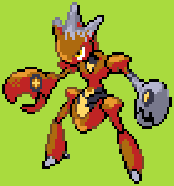 Scizor as a ground and steel type (Creds to scotpios_1)