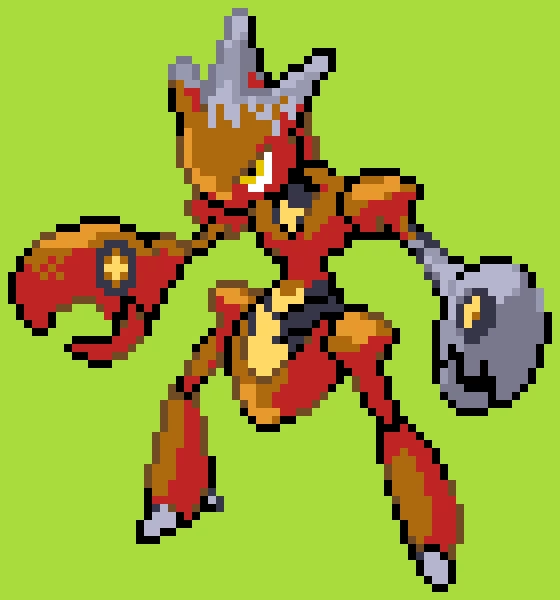 scizor as a ground and steel type creds to scotpios 1