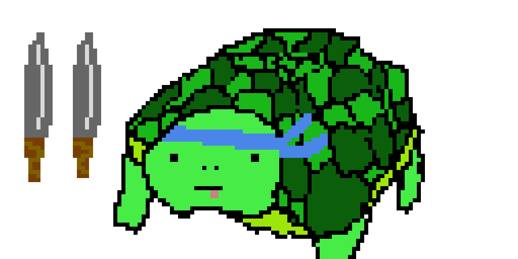 ninga turtle leo with swords