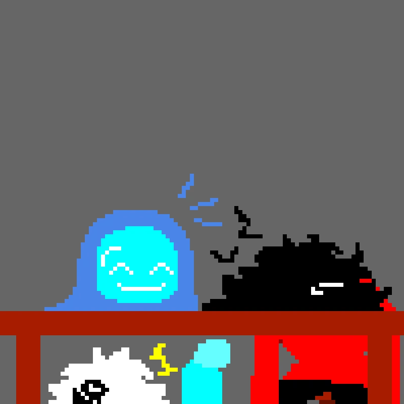 (Challenge) @Blue_blob5 with Void and Loid. (goofy and short :)
