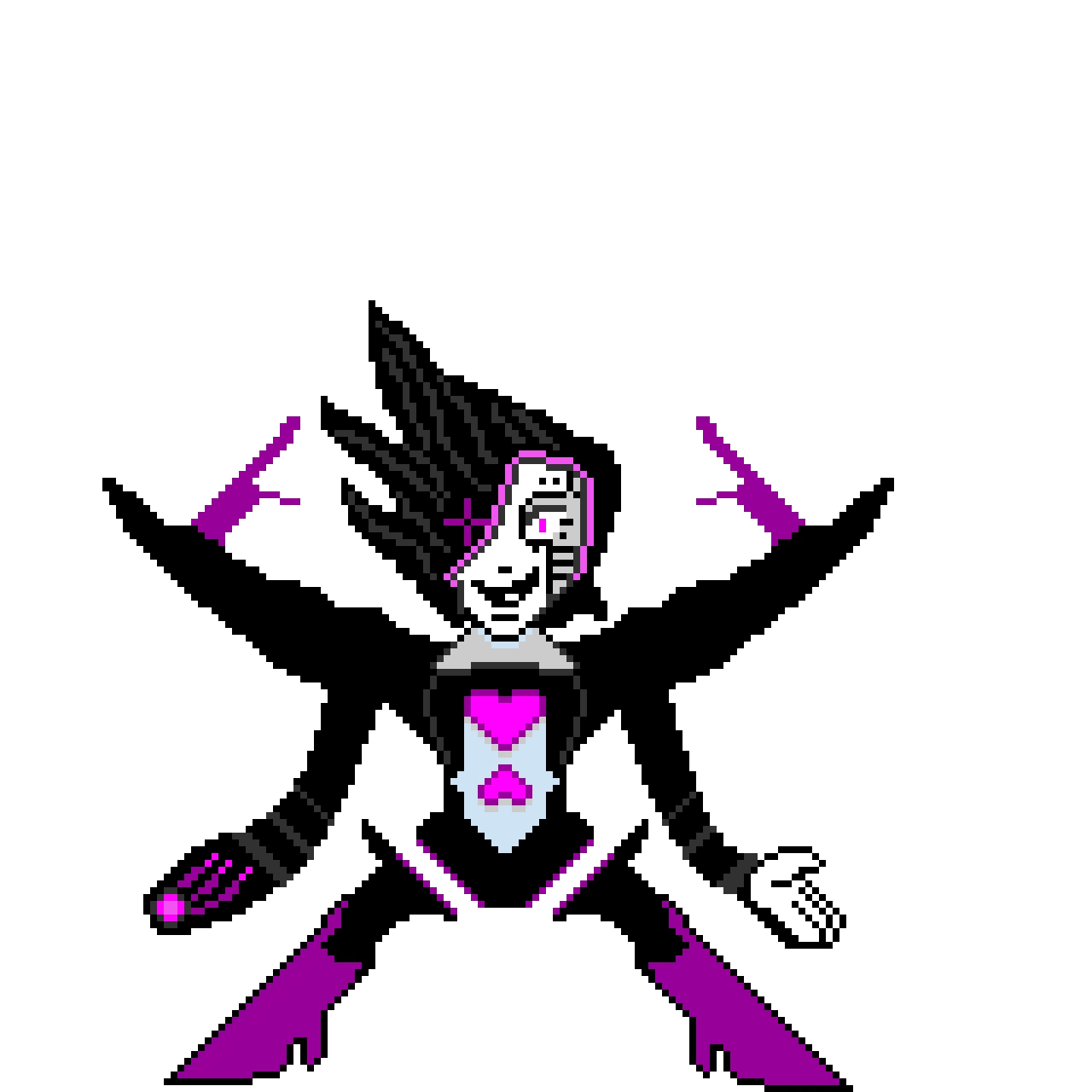 Mettaton NEO or hath NEO but with a little bit better textuer or what the word is ok