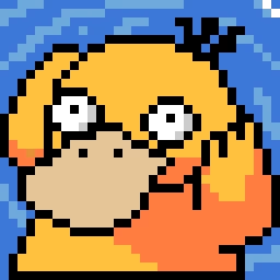 Psyduck. This is my first ever pixel art on this site!I hope you enjoy!