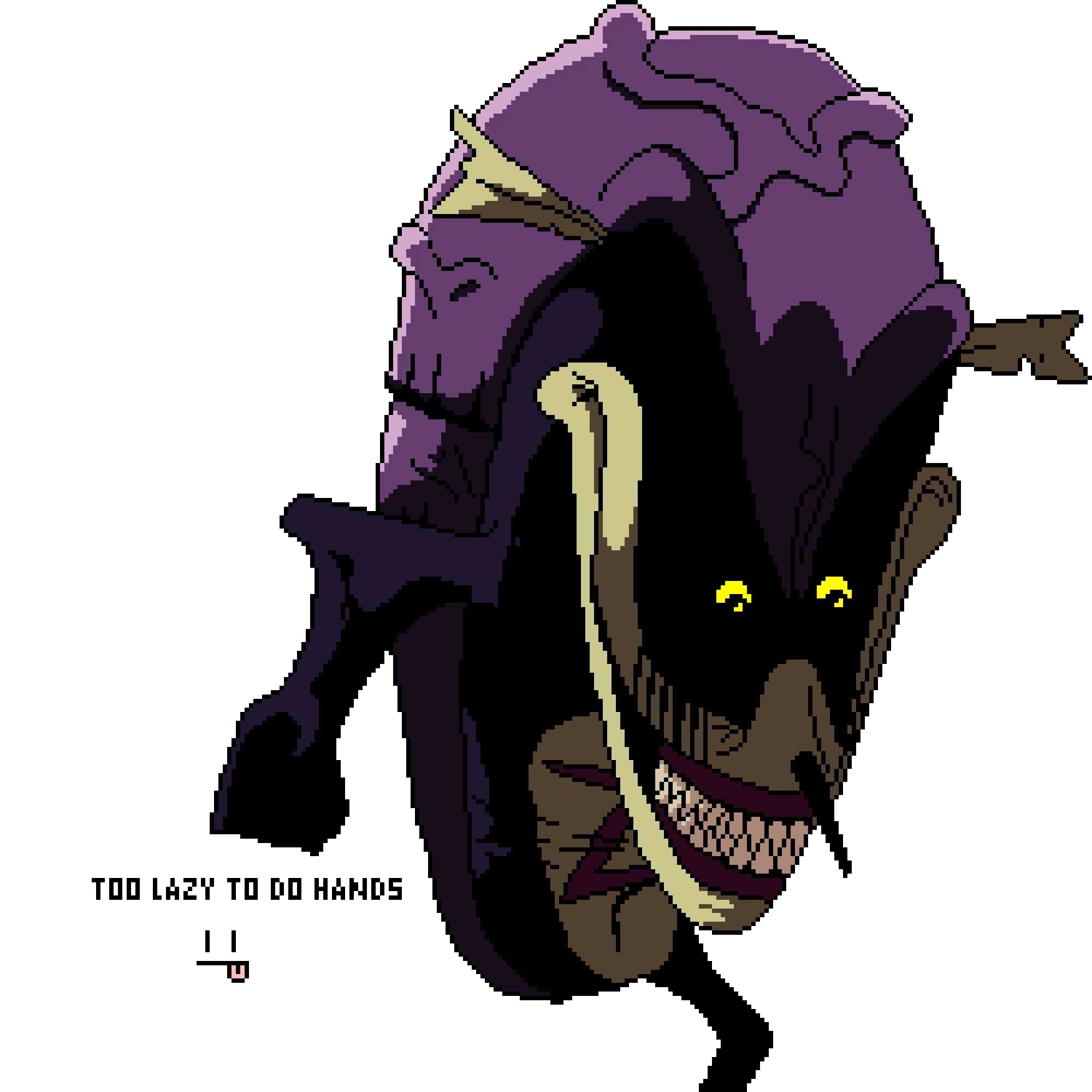 god z too lazy to do hands