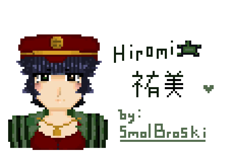 my oc hiromi hehehehe