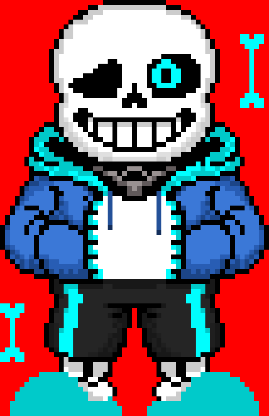 red vs blue sans
