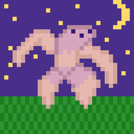 A lovely night stroll with what ever this is