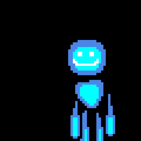 blue blob human version