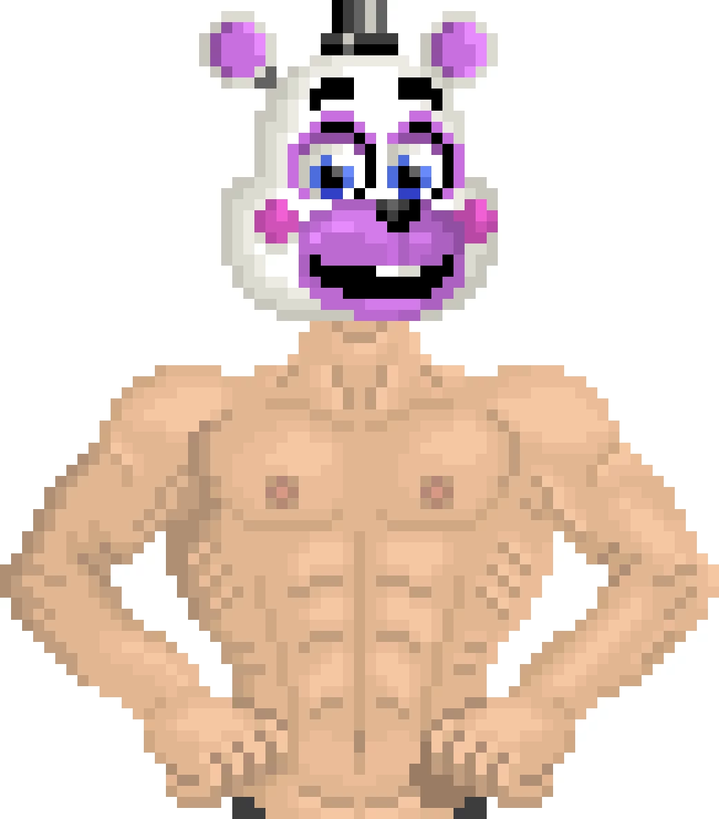 Buff Helpy is Feeling Festive! (Happy Valentines Day) 