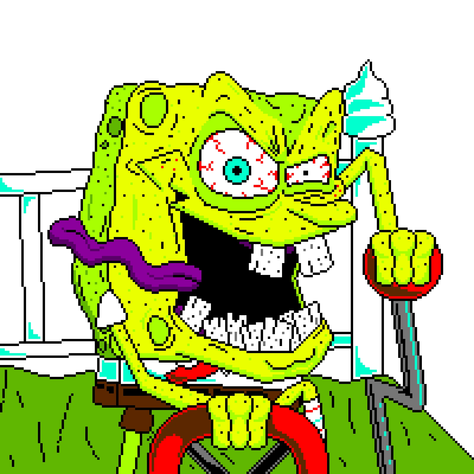 high effort diesel dreaming road rage creature from the krusty krab