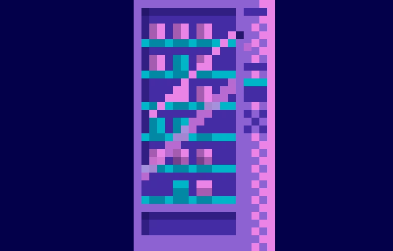 Just a vending machine in the void