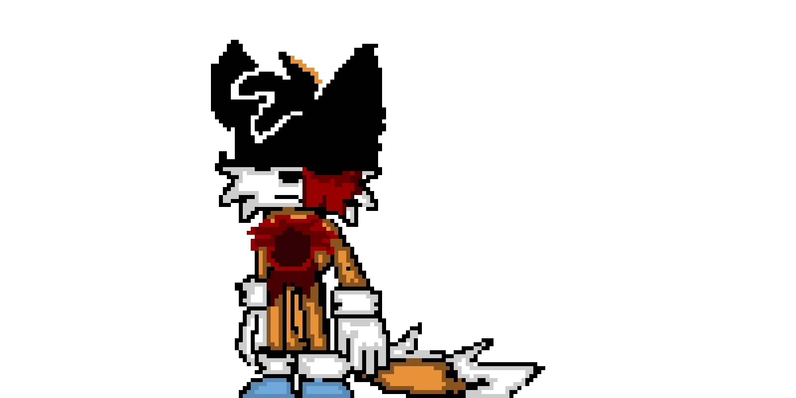 Tails (dead) from hungry hero sonic.exe