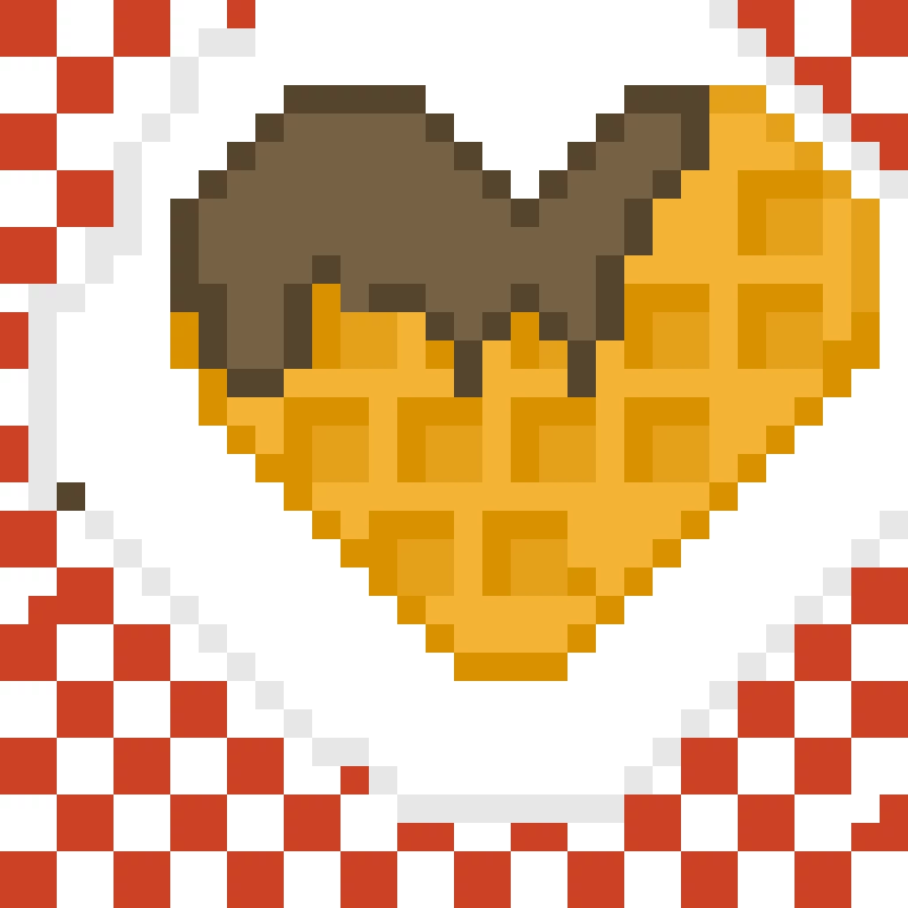 Yummy heart pancake!