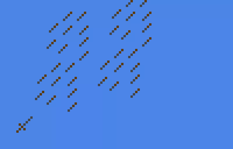 36 knives vs 1 sword (contest)