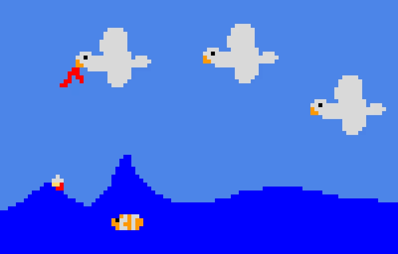 a-seagull-and-its-friends-eating-my-finger-then-a-clownfish-eating-my-finger