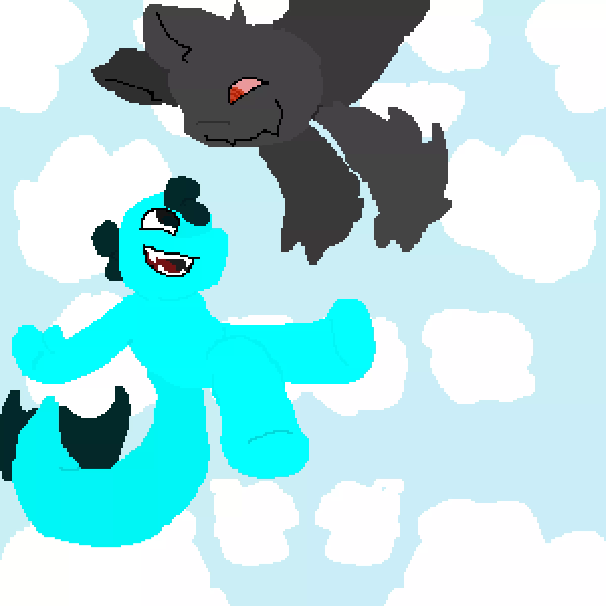 fan art for the two animals that give me brain damage jk i love yall