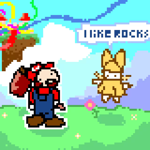 I think Olivia likes rocks guys (contest)