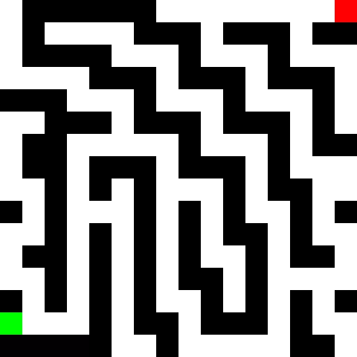 maze level confusing green start red finish