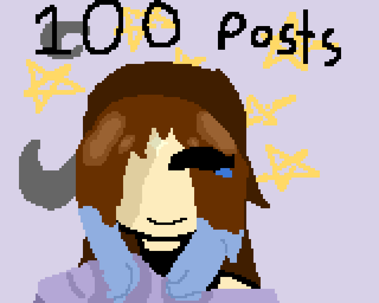 my 100 post gift happy tears guys