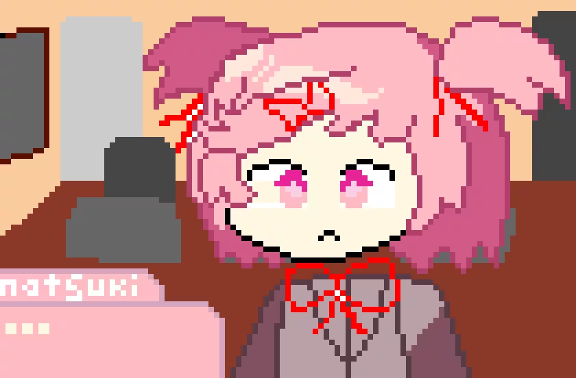 natsuki my favorite the most random background