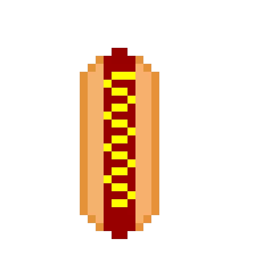 part five of drawing food hotdog