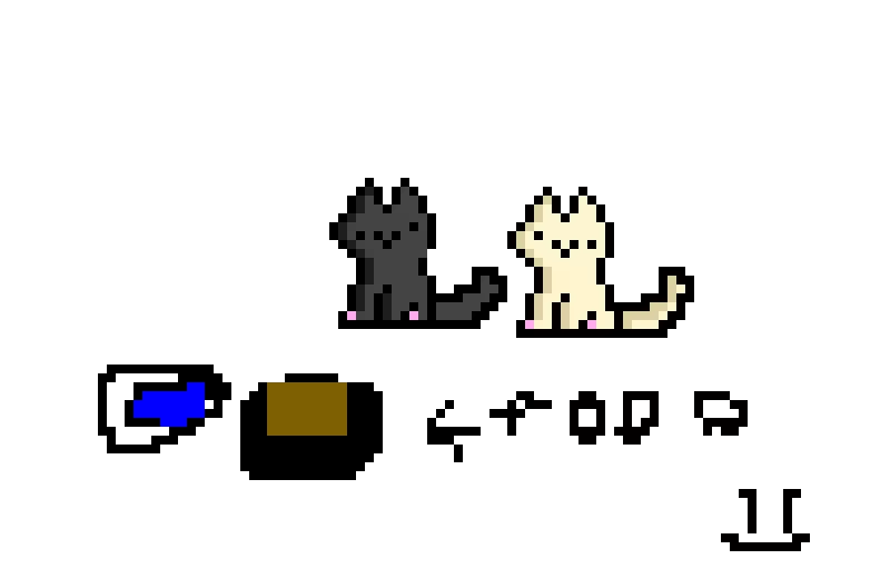 two cats with goober faces 2.0