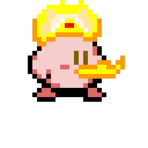 fire powered kirby