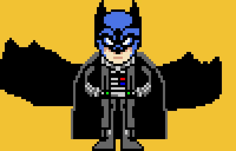 Batman&rsquo;s head on darthvader&rsquo;s body