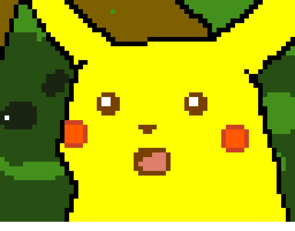 suprised pikachu face