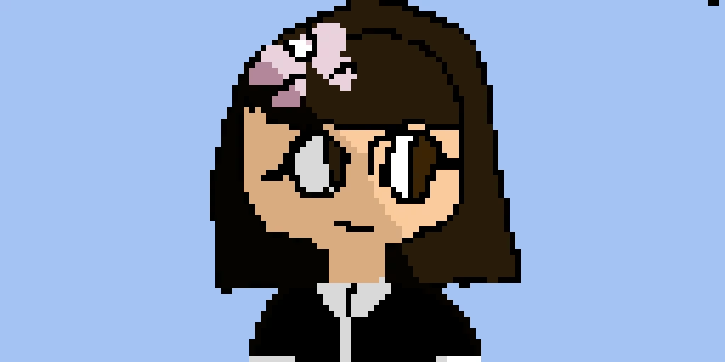  an idea from somebody  a girl with brown hair and brown eyes