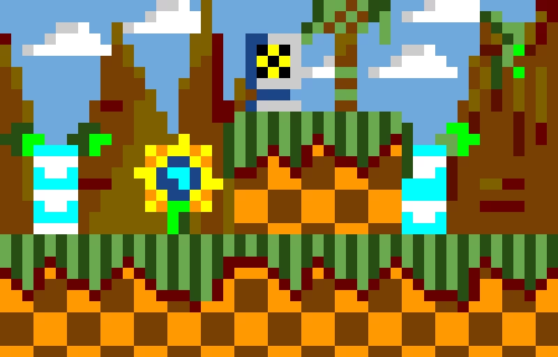 green hill zone sonic the hedgehog 1