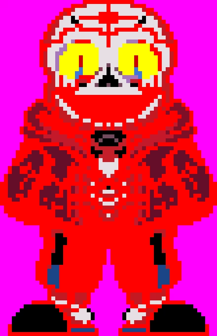 insane dark bloody pupil sans