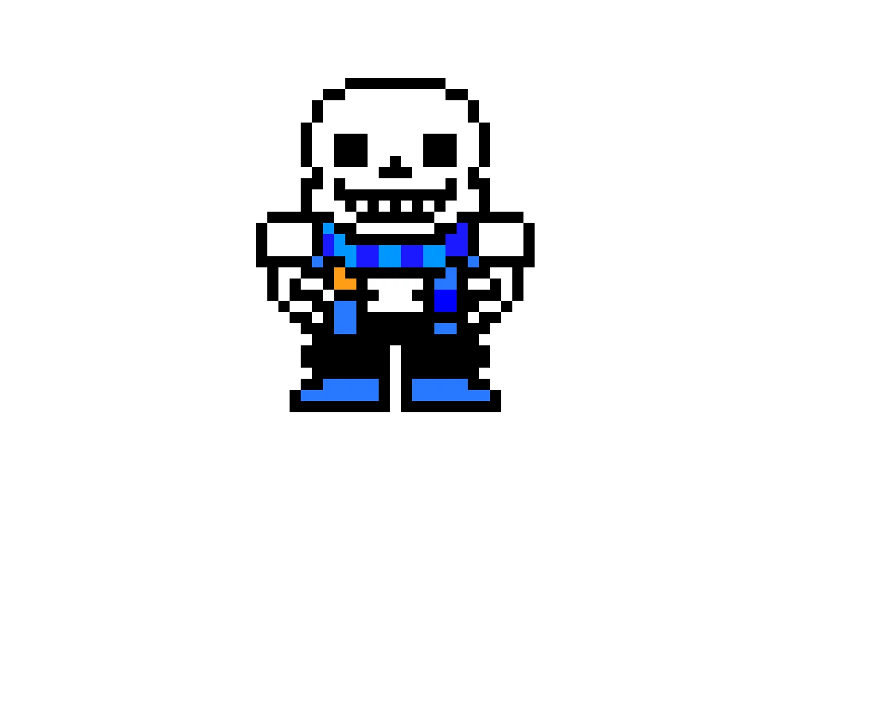 inverted fate sans fan made sprite