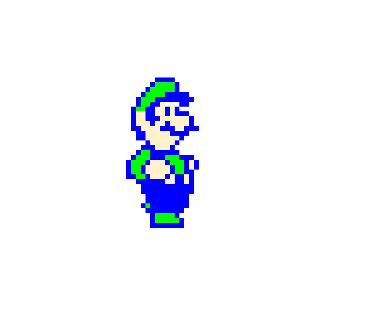 luigi smb2 styled