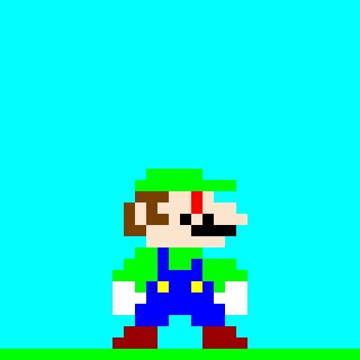 Luigi’s Look When He’s Impostor