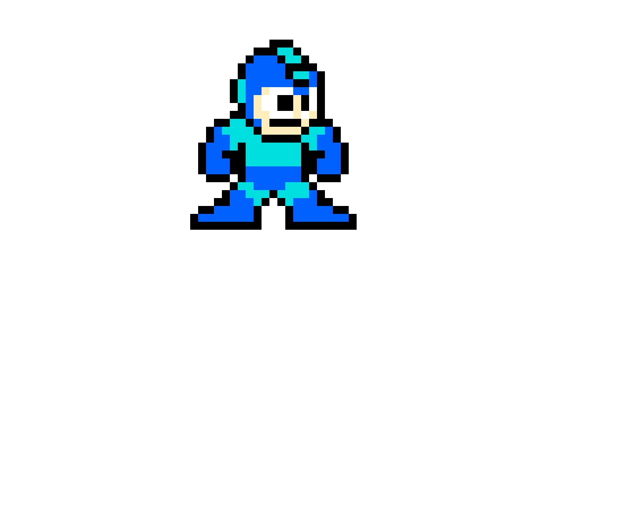 mega man model for medium grid
