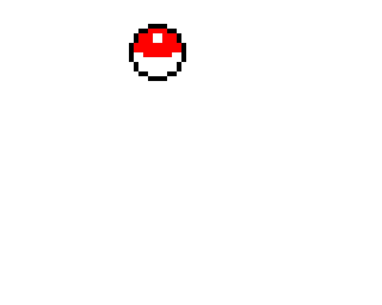 Pokeball from Game Boy Pokemon games