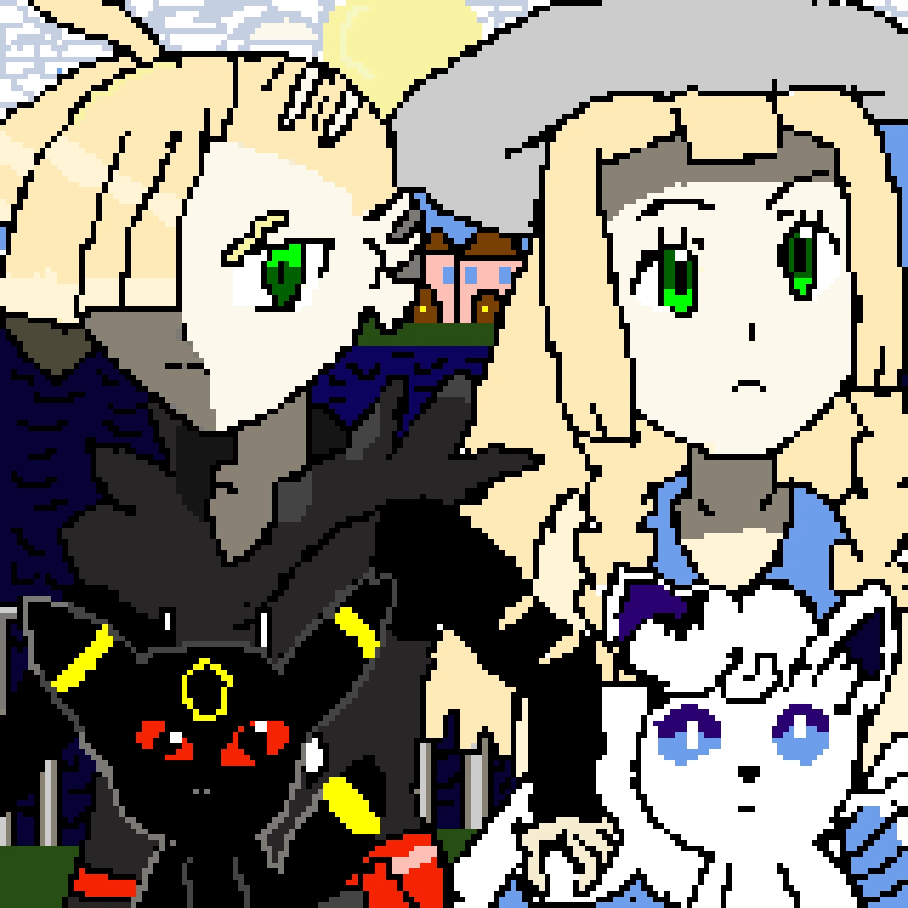 gladion and lillie pokemon sun and moon pokemon cantest
