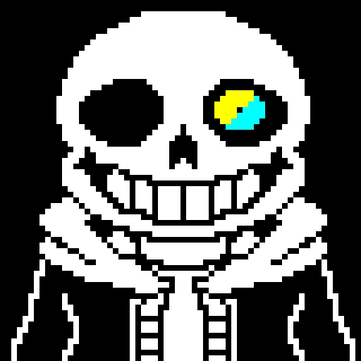sans undertale battle sprite remade