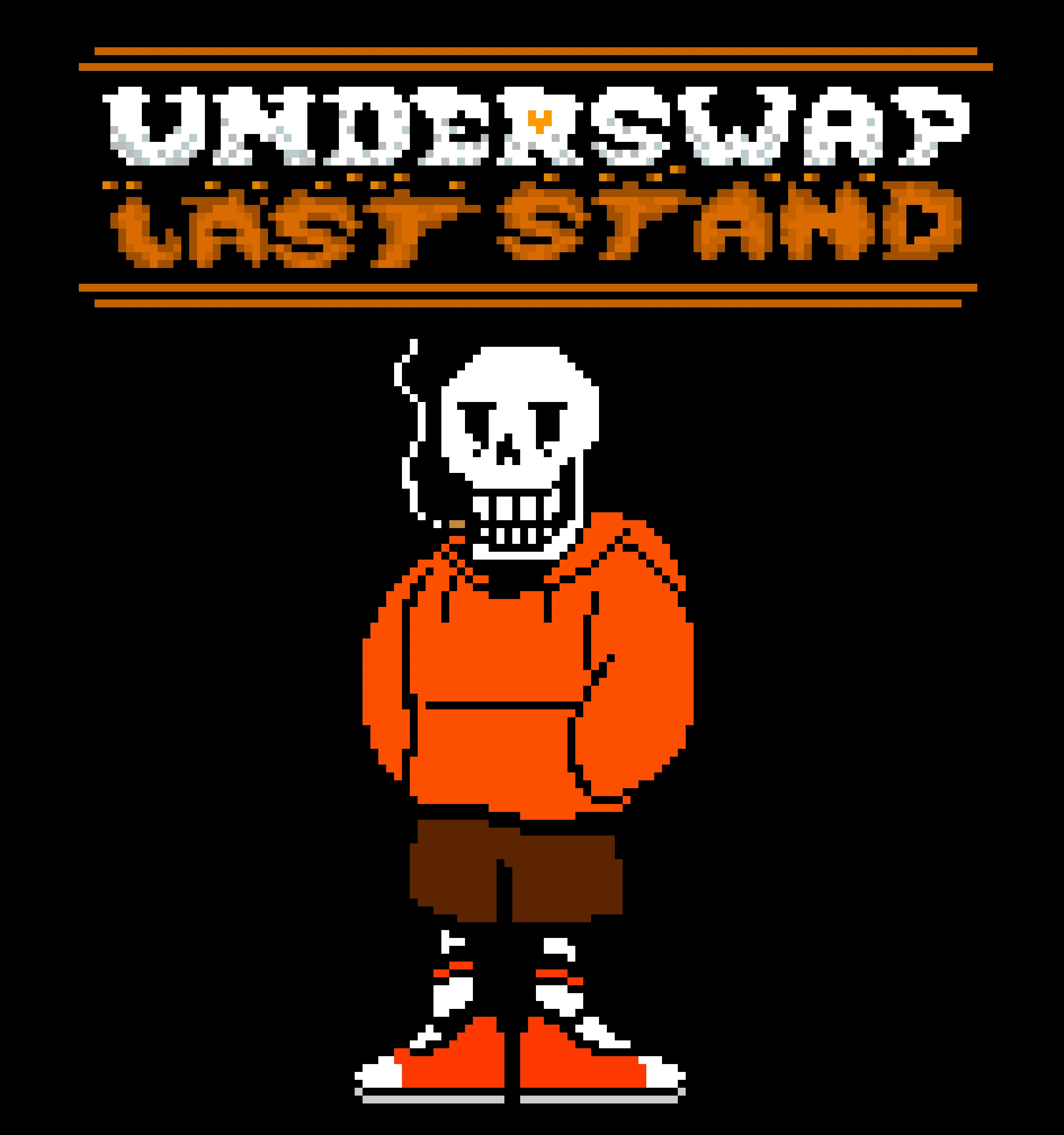 Underswap Last Stand Underswap Papyrus recolor