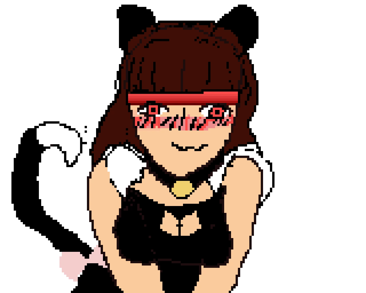 uh oh shes in heat credit to gummie bunnie sad